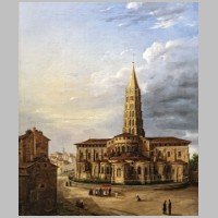 Musée du Vieux Toulouse - La basilique Saint-Sernin - Claire Arnoux - 1840 (Wikipedia).jpg